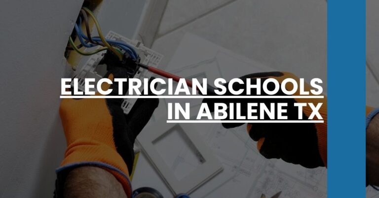 Electrician Schools in Abilene TX