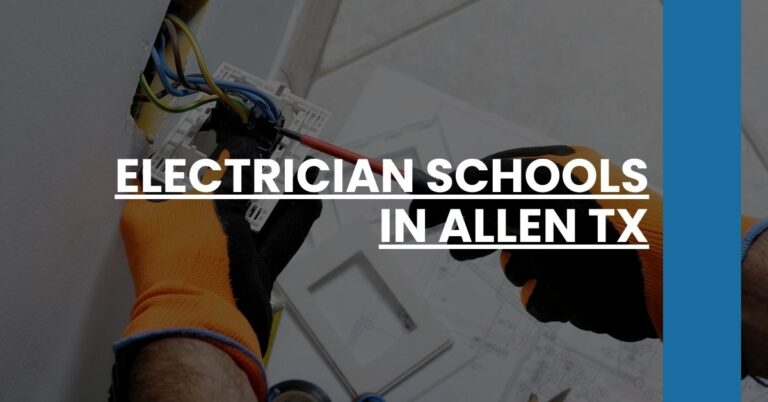 Electrician Schools in Allen TX