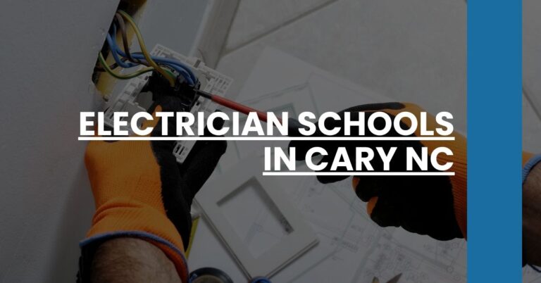 Electrician Schools in Cary NC