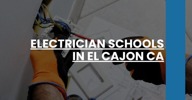 Electrician Schools in El Cajon CA