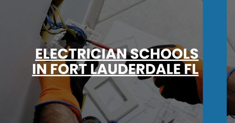 Electrician Schools in Fort Lauderdale FL