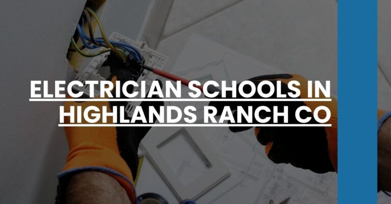 Electrician Schools in Highlands Ranch CO