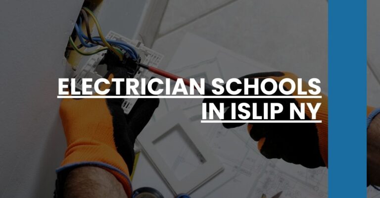 Electrician Schools in Islip NY