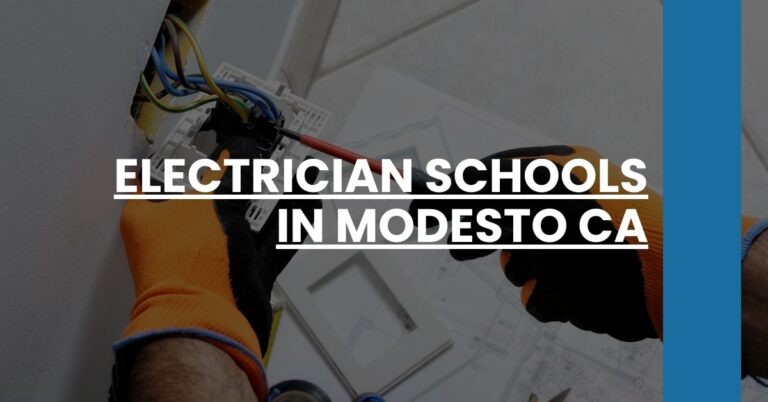 Electrician Schools in Modesto CA