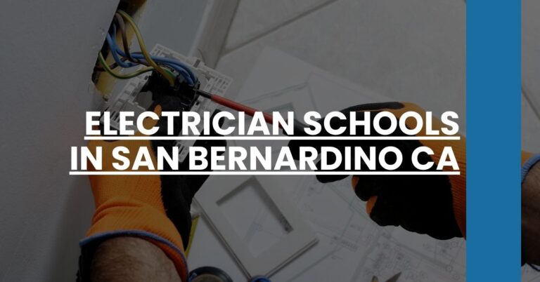 Electrician Schools in San Bernardino CA