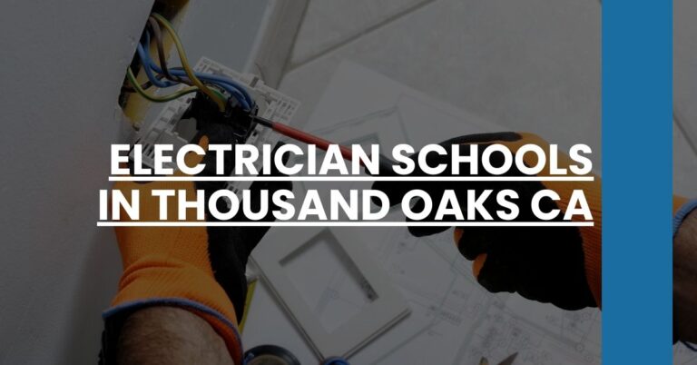 Electrician Schools in Thousand Oaks CA