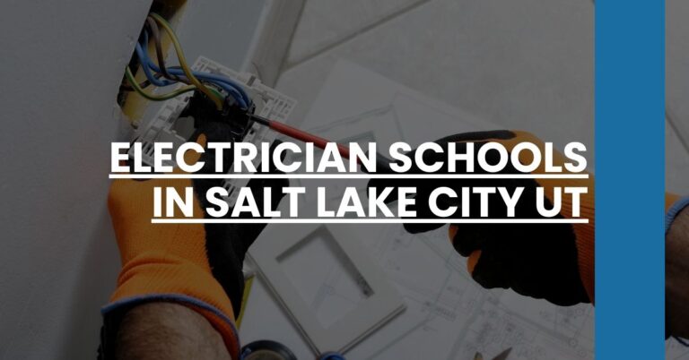 Electrician Schools in Salt Lake City UT