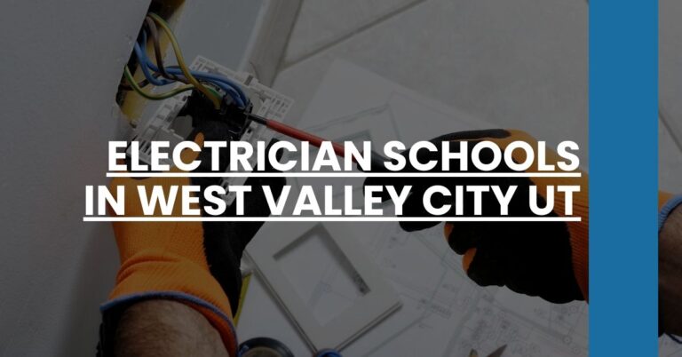 Electrician Schools in West Valley City UT