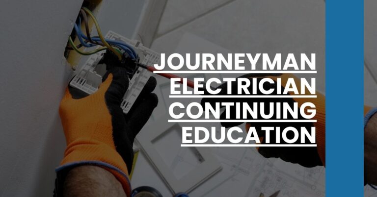 Journeyman Electrician Continuing Education