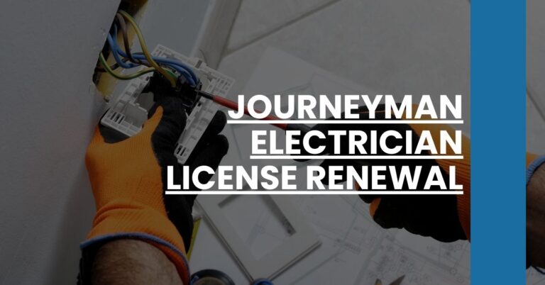 Journeyman Electrician License Renewal