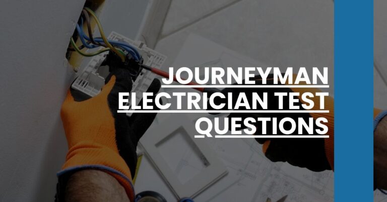 Journeyman Electrician Test Questions