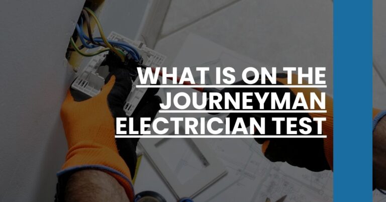 What Is on the Journeyman Electrician Test